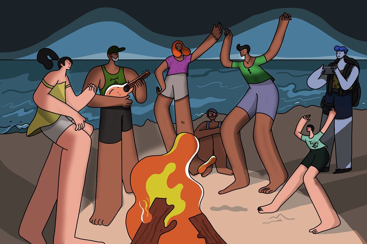 团队活动 - 沙滩排球